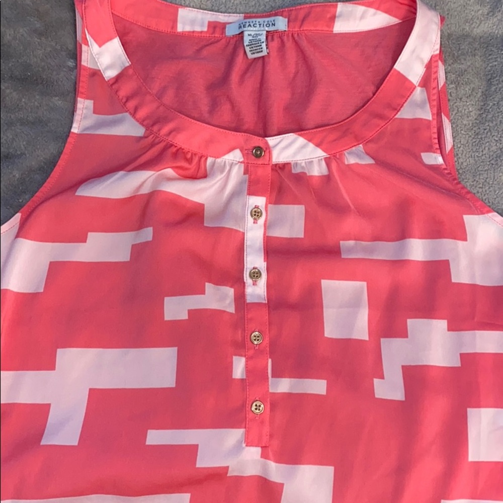 Kenneth Cole Reaction  Pink blouse